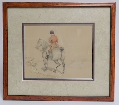 AUGUSTE LEDOUX 1816-1869 HORSE