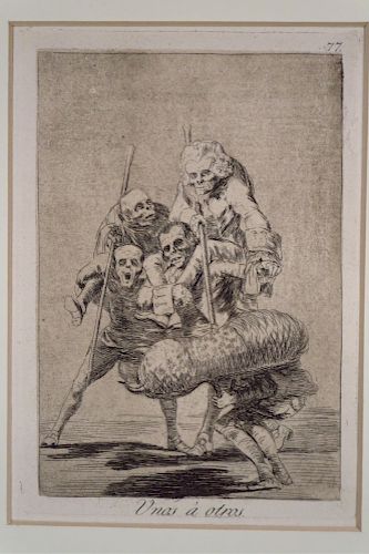 FRANCISCO GOYA 1746 1828 UNOS 3737ae