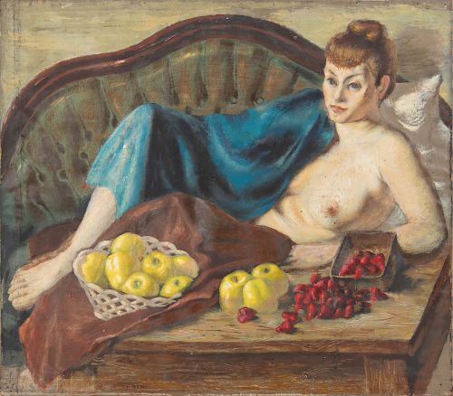 ANATOL SHULKIN NUDE ON DIVAN LARGE 37382b