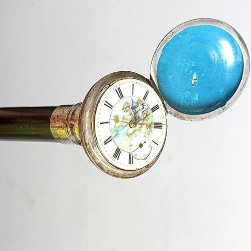 CLOISONNé WATCH CANECa. 1875-