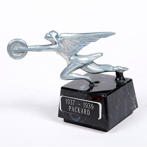 PACKARD HOOD ORNAMENT MASCOT1937 1939  373a4b