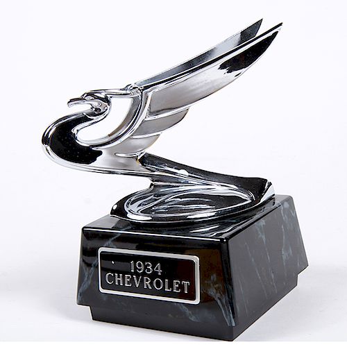 CHEVROLET MASCOT HOOD ORNAMENT1934  373a72