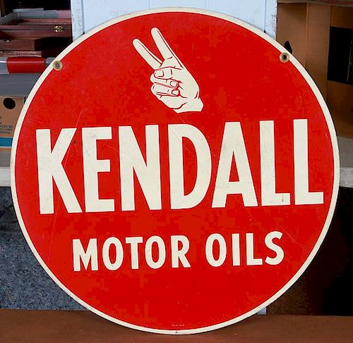KENDALL MOTOR OIL SIGNA Mid Century 373aa3