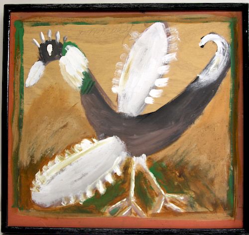 OUTSIDER ART, JIMMY LEE SUDDUTH, BIRDSudduth,