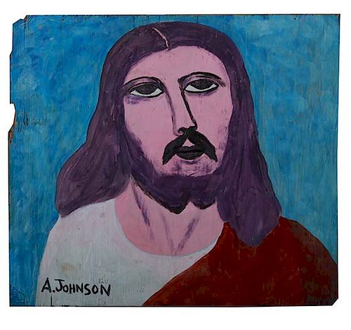 OUTSIDER ART, ANDERSON JOHNSON, JESUSJohnson,