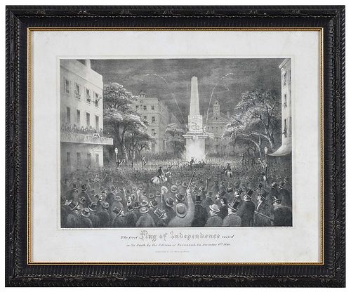 RARE SAVANNAH PRINT - FLAG OF INDEPENDENCEThe