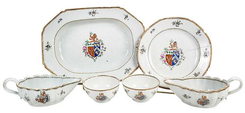 SET OF SIX CHINESE EXPORT PORCELAIN 3715c2