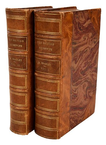 TWO VOLUMES THE BRITISH HOUSEWIFEThe 3715e4