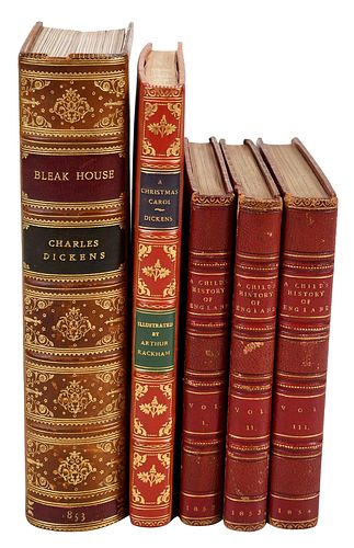 FIVE VOLUMES, THREE CHARLES DICKENS