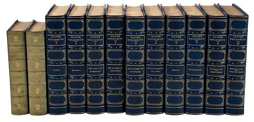 12 VOLUMES TWO LEATHERBOUND LITERATURE 3715fb