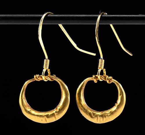 ROMAN GOLD HOOP EARRINGS WEARABLE Roman  3715f4