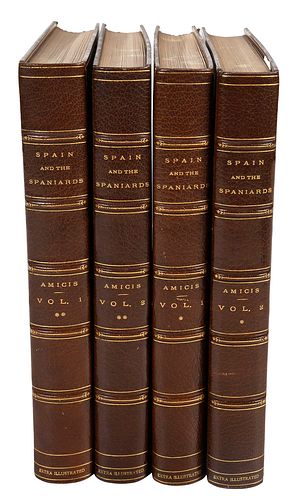 FOUR VOLUMES SPAIN AND THE SPANIARDSby 37160a