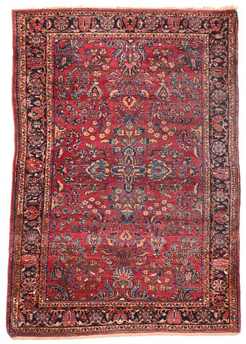 SAROUK RUGmid 20th century red 371683