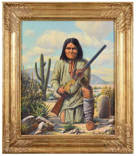 PAUL GRIMM California 1891 1974 Geronimo  3716b8