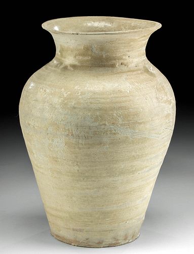 CHINESE SONG STONEWARE VASE, EX-MUSEUM,