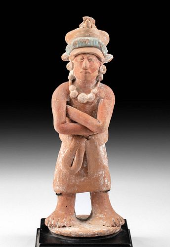 MAYA JAINA POTTERY STANDING DIGNITARY 37172e