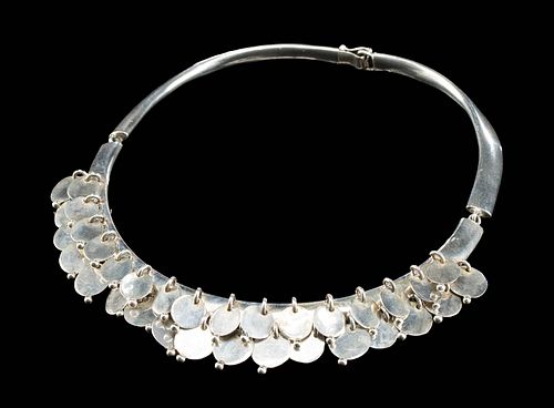 SPRATLING SILVER CHOKER NECKLACE W/