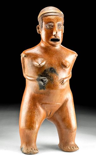 NAYARIT POTTERY STANDING FEMALE FIGUREPre-Columbian,