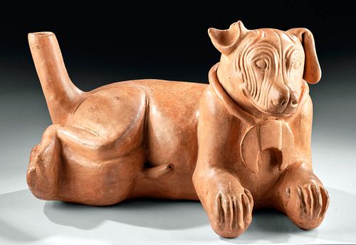 TEOTIHUACAN TERRACOTTA DOG EFFIGY 371785