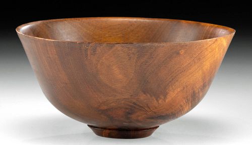 SIGNED 20TH C HAWAIIAN KOA WOOD 3717c6