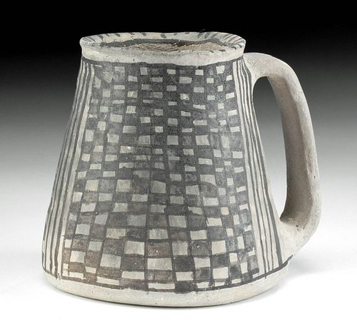 ANASAZI BLACK-ON-WHITE POTTERY