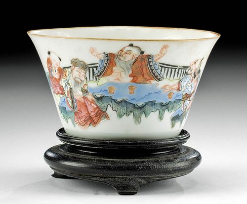 18TH C CHINESE PORCELAIN CUP W  3717de