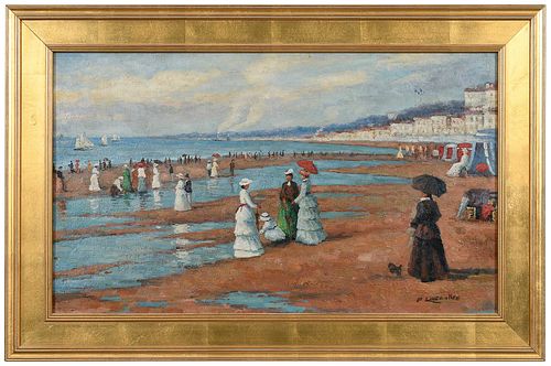 FRENCH SCHOOL PAINTING F LASCELLES 19th 20th 371894