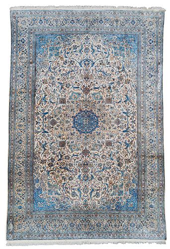HAND KNOTTED SILK CARPET20th century,