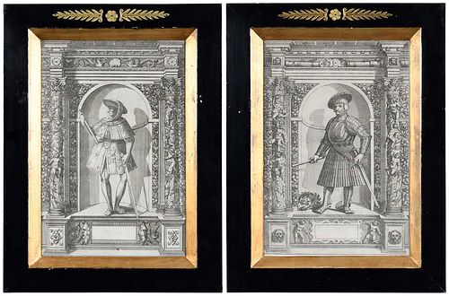 TWO 17TH CENTURY PRINTS AFTER GIOVANNI 3718d2