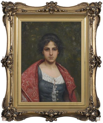 O VERGANI Italian 19th 20th century Portrait 3718d6