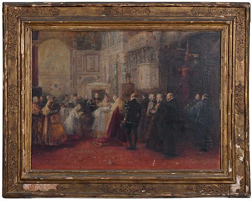 ITALIAN SCHOOL GENRE PAINTING 19th 20th 3718db