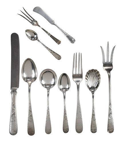 KIRK MAYFLOWER STERLING FLATWARE,