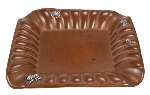 MIXED METALS GORHAM ASHTRAY WITH 371922