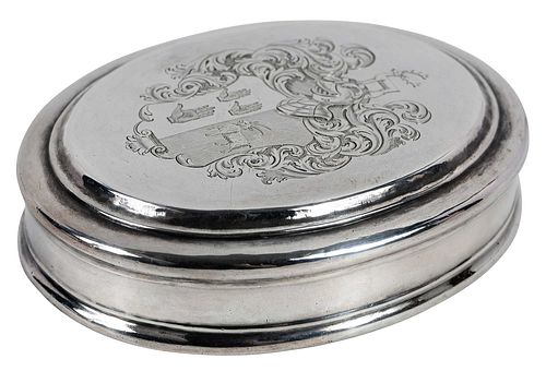 QUEEN ANNE ENGLISH SILVER LIDDED