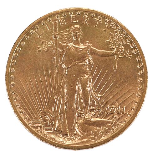 1911-D ST. GAUDENS $20 DOUBLE EAGLE