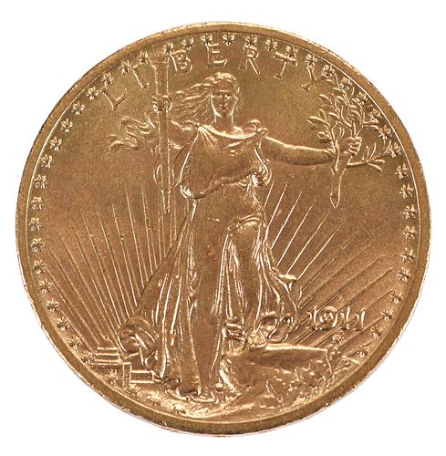 1911 D ST GAUDENS 20 DOUBLE EAGLE 3719a6