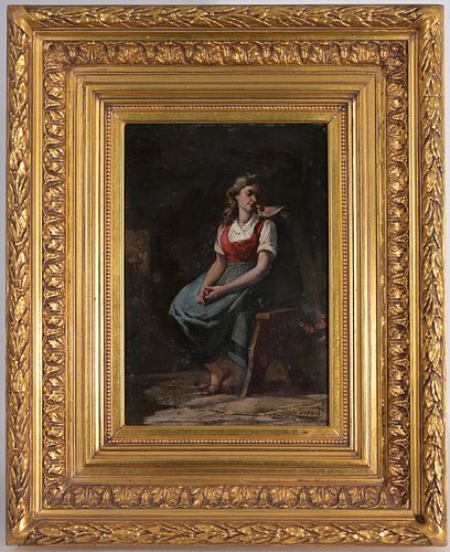 19TH C FRENCH SCHOOL PAINTING 371a1d