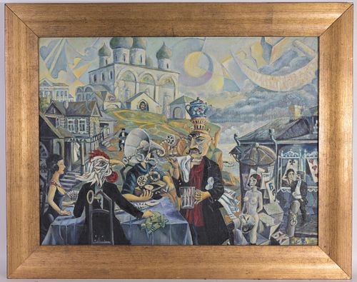 20TH C RUSSIAN SCHOOL SURREALIST 371a1b