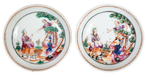 PAIR OF CHINESE EXPORT PORCELAIN