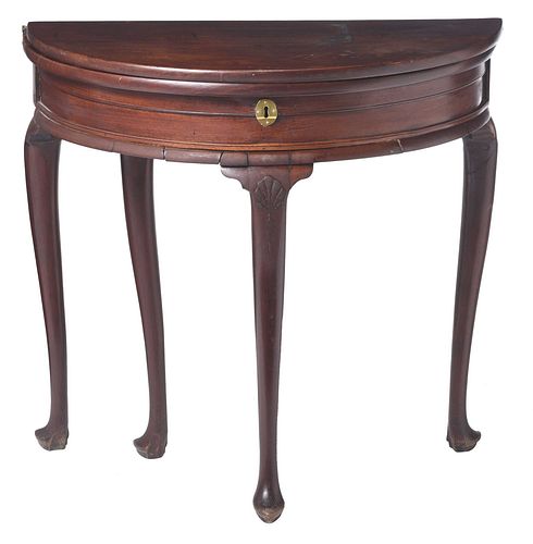 GEORGE II MAHOGANY GAMES TABLEBritish  371aee