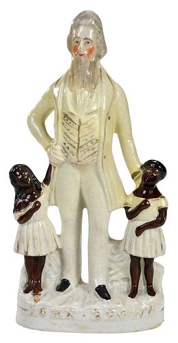 A STAFFORDSHIRE FIGURE OF THE ABOLITIONIST