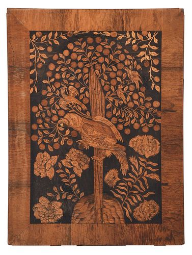 ARTS AND CRAFTS MARQUETRY WOOD 371b89