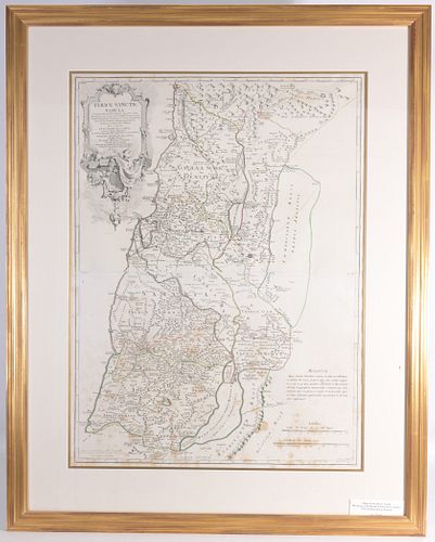 MAP OF THE HOLY LAND - 1782Map