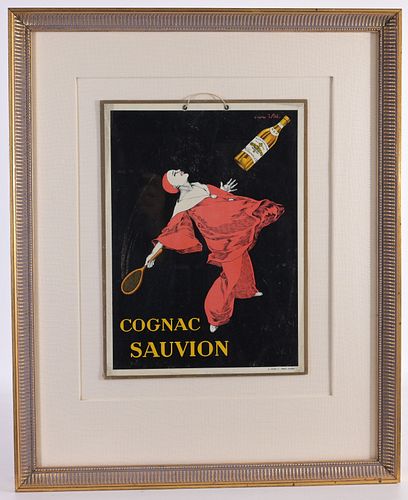 ORIGINAL VINTAGE COGNAC SAUVION 371c93