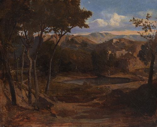 EUROPEAN SCHOOL LANDSCAPE OIL 371ca6