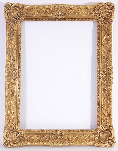 19TH C. CARVED FRAME - 14.5 X 20.519th