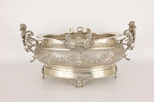 LARGE PARLAYAN .900 SILVER CENTERPIECELarge