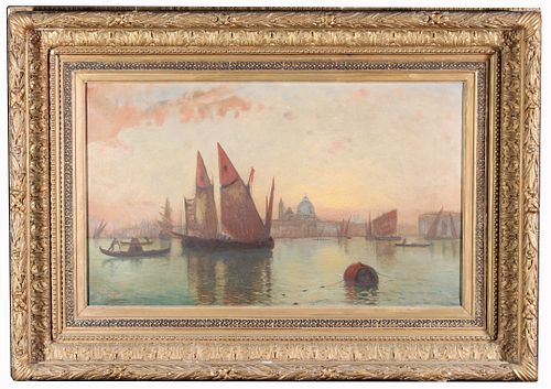 19TH C PAINTING OF VENICE ITALY19th 371e10