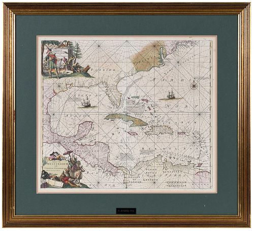 RENARD DE WIT CHART OF THE SOUTHEAST 371e27