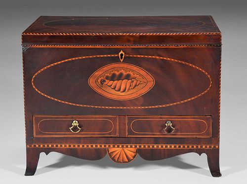 EXCEPTIONAL FEDERAL INLAID MAHOGANY